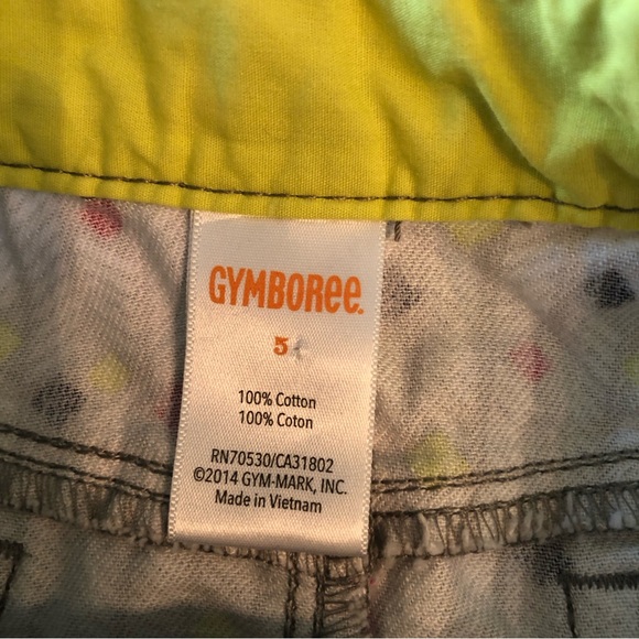 Gymboree Girls Size 5 Multicolored Mini Jeans Denim Skirt Geometric Pattern - Picture 4 of 14
